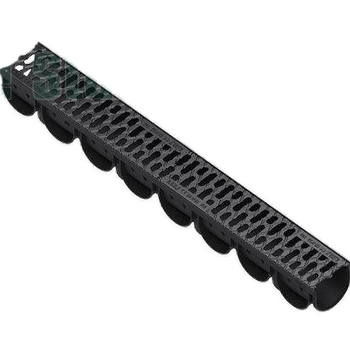 Лоток водоотводный пластиковый PolyMax Basic DN100 h60
