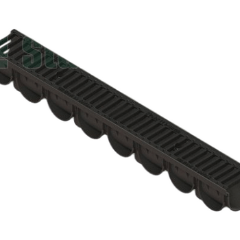 Лоток водоотводный пластиковый PolyMax Basic DN100 h60