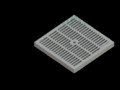 Решетка пластиковая PolyMax Basic к дождеприемнику 300x300 чёрная кл. А15