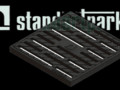 Решетка чугунная Basic щелевая к дождеприемнику 300x300 кл. А15