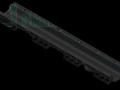 Лоток водоотводный пластиковый PolyMax Basic DN100 h80 стандартный борт