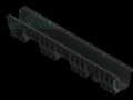 Лоток водоотводный пластиковый PolyMax Basic DN100 h155