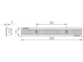 Решетка РШО Norma DN100 A15
